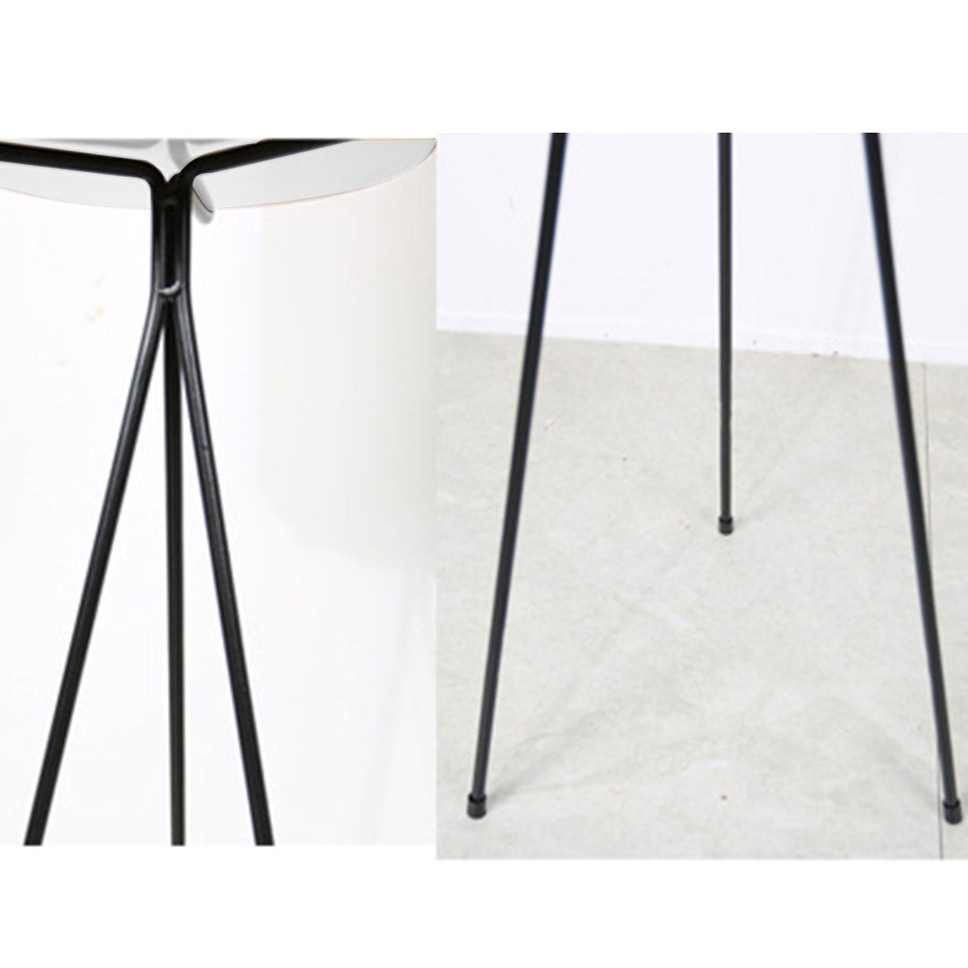 SOGA 2X 70cm Tripod Flower Pot Plant Stand with White Flowerpot Holder Rack Indoor Display - Cafe Supply