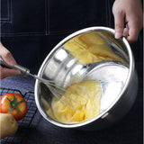 SOGA 2X 5Pcs Deepen Polished Stainless Steel Stackable Baking Washing Mixing Bowls Set Food Storage Basin - Cafe Supply