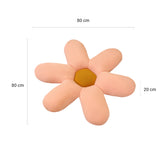 SOGA 2X Pink Daisy Flower Shape Cushion Soft Leaning Bedside Pad Floor Plush Pillow Home Decor - Cafe Supply