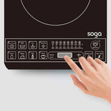 SOGA Electric Smart Induction Cooktop and 28cm Stainless Steel Induction Casserole Cookware - Cafe Supply