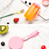 SOGA 2X Portable Mini USB Rechargeable Handheld Juice Extractor Fruit Mixer Juicer Pink - Cafe Supply