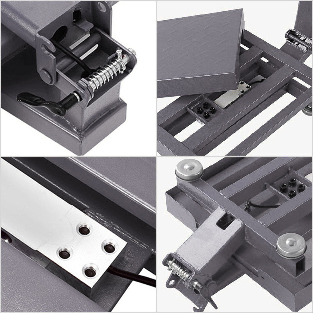 SOGA 4X 300kg Electronic Digital Platform Scale Computing Shop Postal Weight Black - Cafe Supply