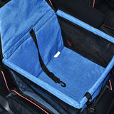 SOGA 2X Waterproof Pet Booster Car Seat Breathable Mesh Safety Travel Portable Dog Carrier Bag - Cafe Supply