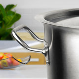 SOGA Stock Pot 21L Top Grade Thick Stainless Steel Stockpot 18/10 Without Lid - Cafe Supply