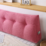 SOGA 2X 180cm Pink Triangular Wedge Bed Pillow Headboard Backrest Bedside Tatami Cushion Home Decor - Cafe Supply