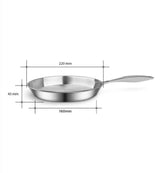 22CM TOP GRADE INDUCTION COOKING FRYPAN - Cafe Supply