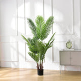 SOGA 4X 180cm Artificial Swallowtail Sunflower Fake Decoration Tree Flower Pot Plant - Cafe Supply