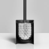 SOGA 27cm Wall-Mounted Toilet Brush with Holder Bathroom Cleaning Scrub Black - Cafe Supply