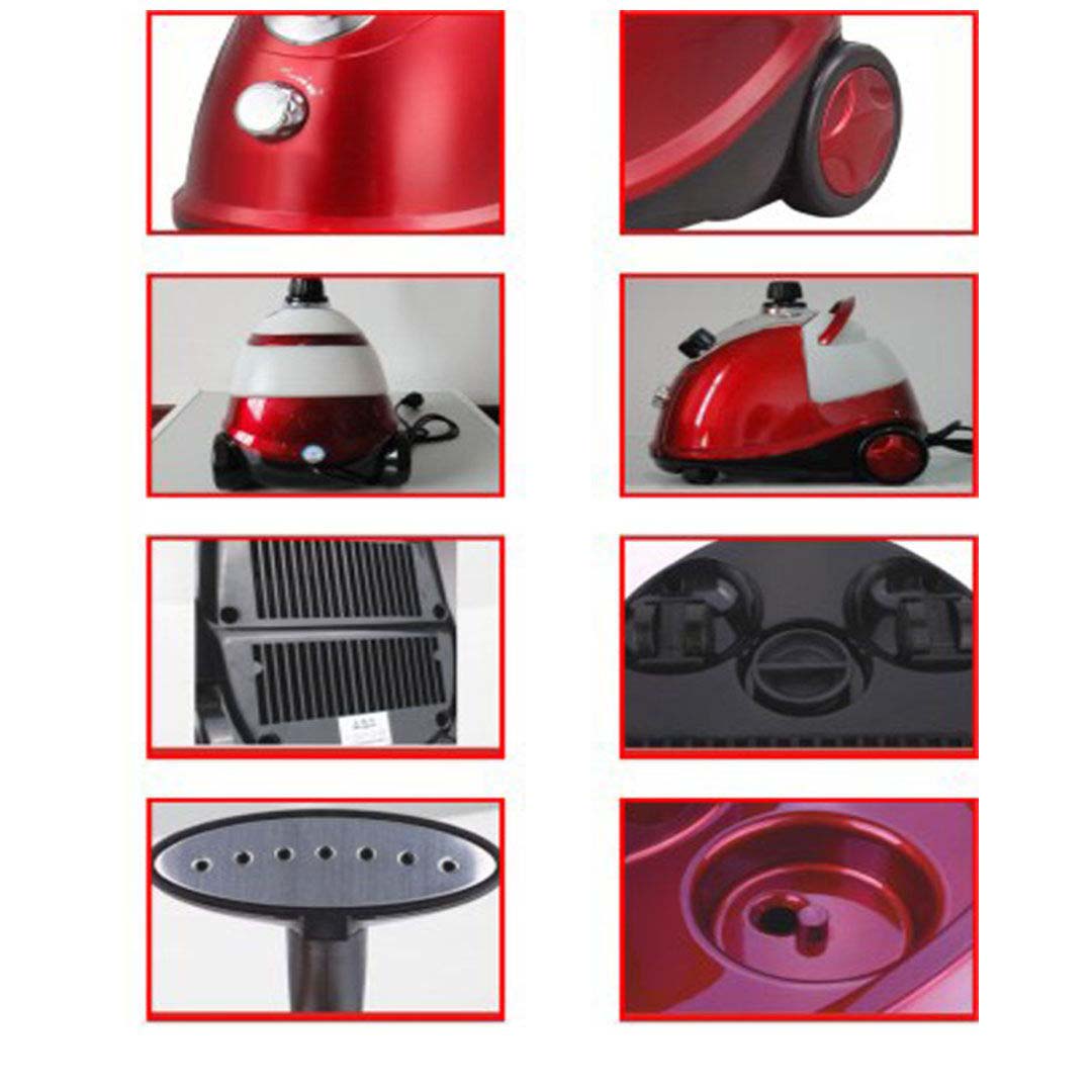 SOGA 2X Garment Steamer Portable Cleaner Steam Iron Red - Cafe Supply