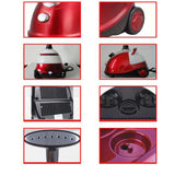 SOGA 2X Garment Steamer Portable Cleaner Steam Iron Red - Cafe Supply