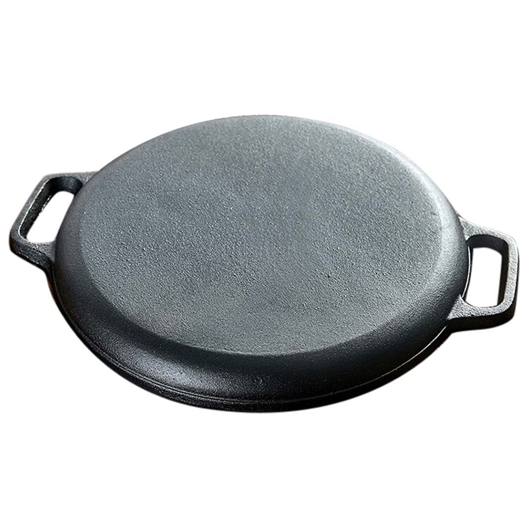 SOGA Dual Burners Cooktop Stove, 30cm Cast Iron Skillet and 17L Stainless Steel Stockpot - Cafe Supply