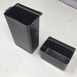 SOGA Food Trolley Large & Small Utility Cart Waste Storage Bin - Cafe Supply