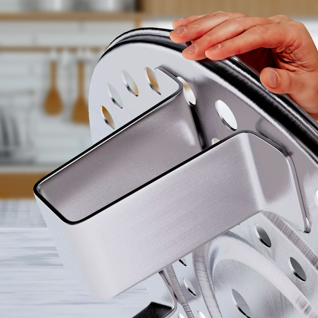 SOGA 21L Stainless Steel Stock Pot with Two Steamer Rack Insert Stockpot Tray - Cafe Supply