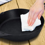 SOGA 30cm Round Cast Iron Frying Pan Skillet Steak Sizzle Platter with Helper Handle - Cafe Supply