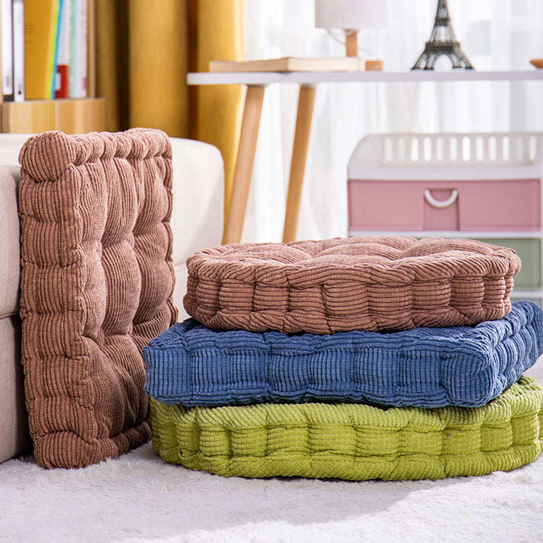 SOGA 2X Coffee Square Cushion Soft Leaning Plush Backrest Throw Seat Pillow Home Office Decor - Cafe Supply