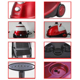 SOGA Garment Steamer Portable Cleaner Steam Iron Red - Cafe Supply