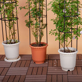 SOGA 2X 133cm 4-Bar Plant Frame Stand Trellis Vegetable Flower Herbs Outdoor Vine Support Garden Rack with Rings - Cafe Supply