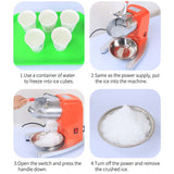 SOGA 2X Commercial Electric Ice Shaver Crusher Slicer Machine Smoothie Maker - Cafe Supply