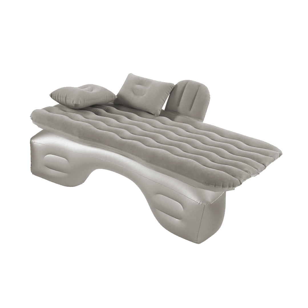 SOGA 2X Grey Ripple Inflatable Car Mattress Portable Camping Air Bed Travel Sleeping Kit Essentials - Cafe Supply