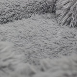 SOGA 2X Black Dual-purpose Cushion Nest Cat Dog Bed Warm Plush Kennel Mat Pet Home Travel Essentials - Cafe Supply