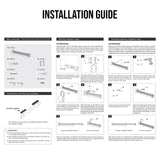SOGA 93.2cm Wall-Mounted Clothing Dry Rack Retractable Space-Saving Foldable Hanger - Cafe Supply