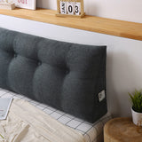 SOGA 2X 180cm Dark Grey Triangular Wedge Bed Pillow Headboard Backrest Bedside Tatami Cushion Home Decor - Cafe Supply