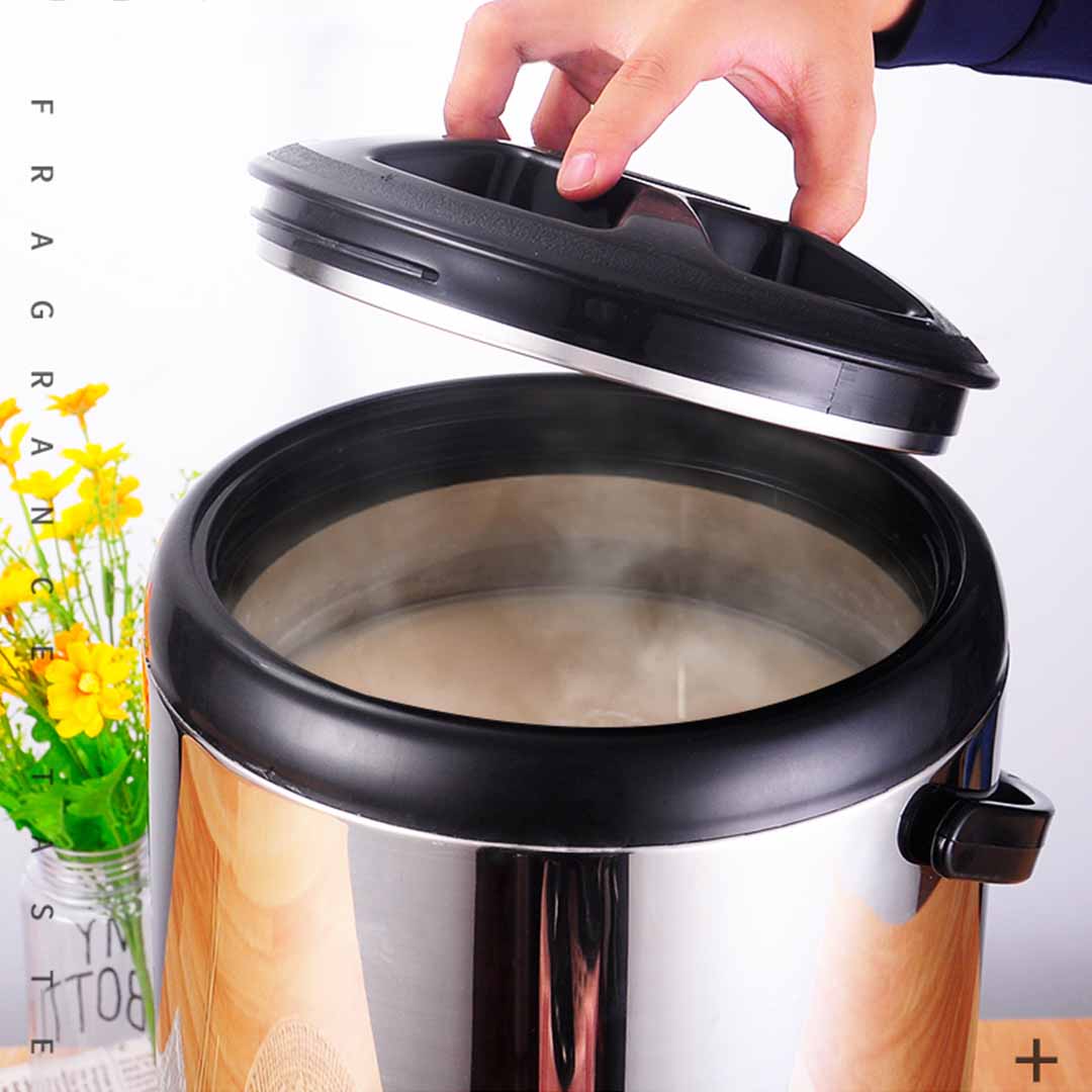 SOGA 4X 14L Portable Insulated Cold/Heat Coffee Tea Beer Barrel Brew Pot With Dispenser - Cafe Supply