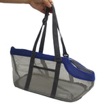 SOGA 2X Grey Pet Carrier Bag Breathable Net Mesh Tote Pouch Dog Cat Travel Essentials - Cafe Supply