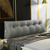SOGA 2X 180cm Grey Triangular Wedge Bed Pillow Headboard Backrest Bedside Tatami Cushion Home Decor - Cafe Supply