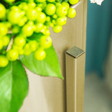 SOGA 2X 75cm Gold Metal Plant Stand with Flower Pot Holder Corner Shelving Rack Indoor Display - Cafe Supply