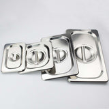 SOGA 4X Gastronorm GN Pan Lid Full Size 1/1 Stainless Steel Tray Top Cover - Cafe Supply