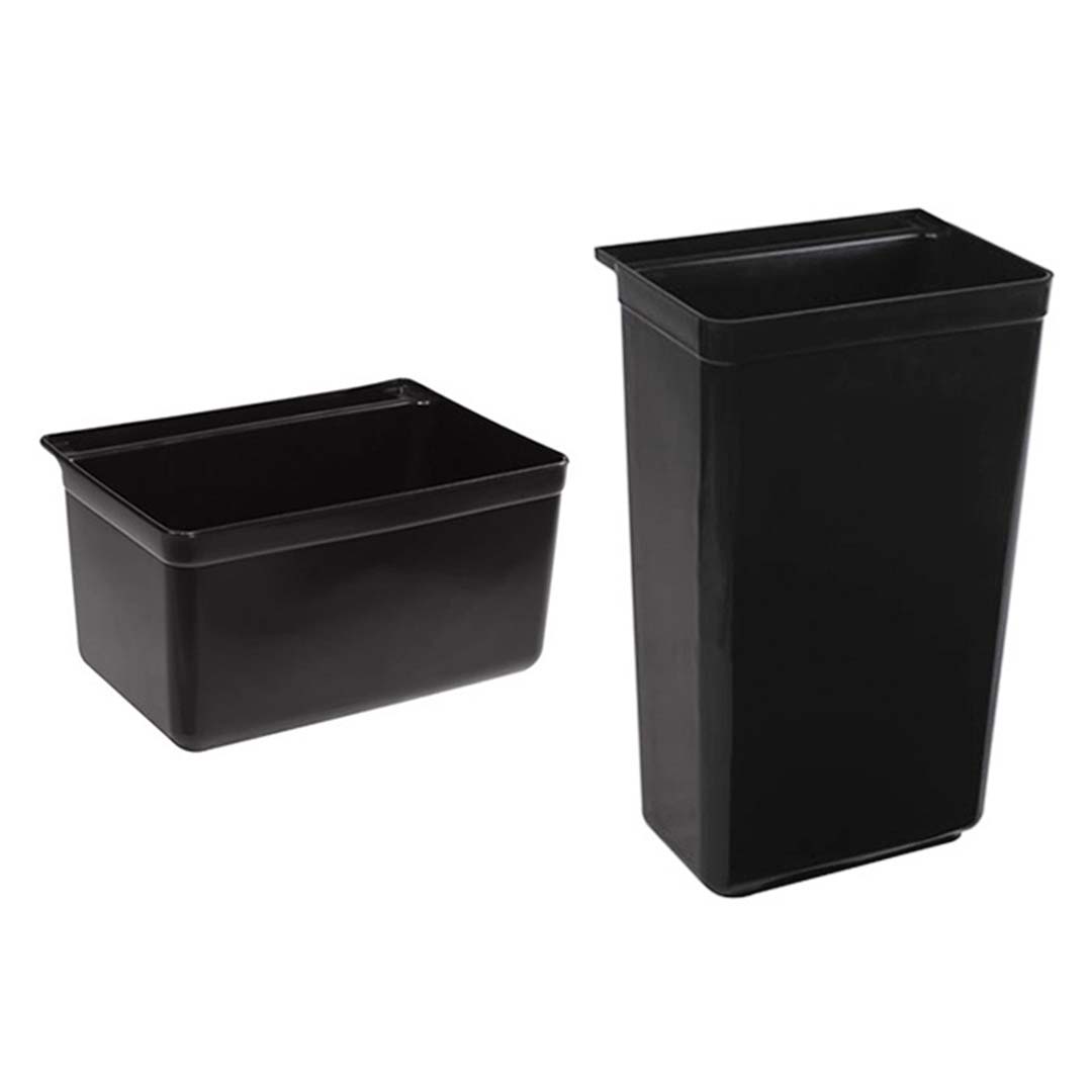 SOGA 2X Small Food Trolley Utility Cart Waste Storage Bin - Cafe Supply