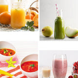 SOGA 2X Portable Mini USB Rechargeable Handheld Juice Extractor Fruit Mixer Juicer White - Cafe Supply