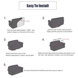 SOGA 3-Seater Black Sofa Cover Couch Protector High Stretch Lounge Slipcover Home Decor - Cafe Supply