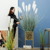 SOGA 2X 137cm Green Artificial Indoor Potted Bulrush Grass Tree Fake Plant Simulation Decorative - Cafe Supply