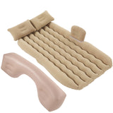 SOGA 2X Beige Ripple Inflatable Car Mattress Portable Camping Air Bed Travel Sleeping Kit Essentials - Cafe Supply