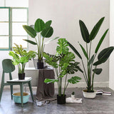 SOGA 2X 80cm Artificial Indoor Potted Turtle Back Fake Decoration Tree Flower Pot Plant - Cafe Supply
