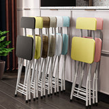 SOGA Pink Foldable Chair Space Saving Lightweight Portable Stylish Seat Home Decor Set of 2 - Cafe Supply