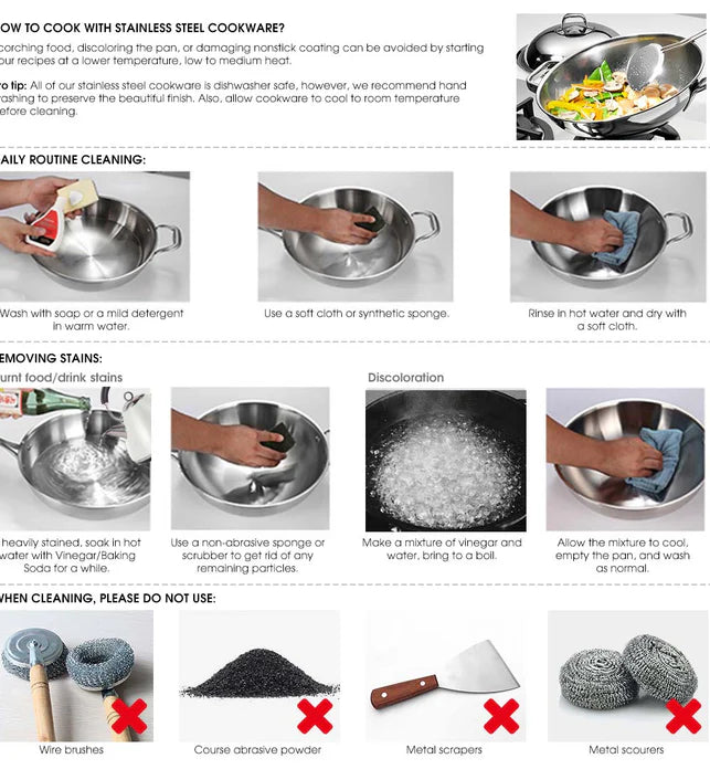 22CM TOP GRADE INDUCTION COOKING FRYPAN - Cafe Supply