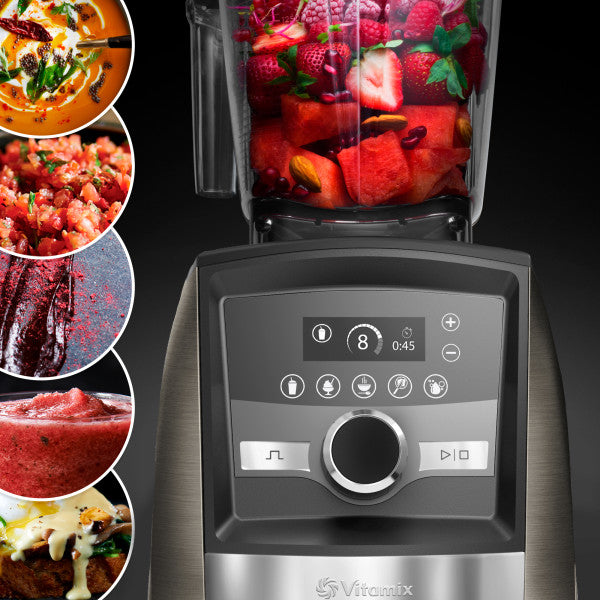 Vitamix ASCENT® Series A3500i High-Performance Blender -  Black Stainless - Cafe Supply