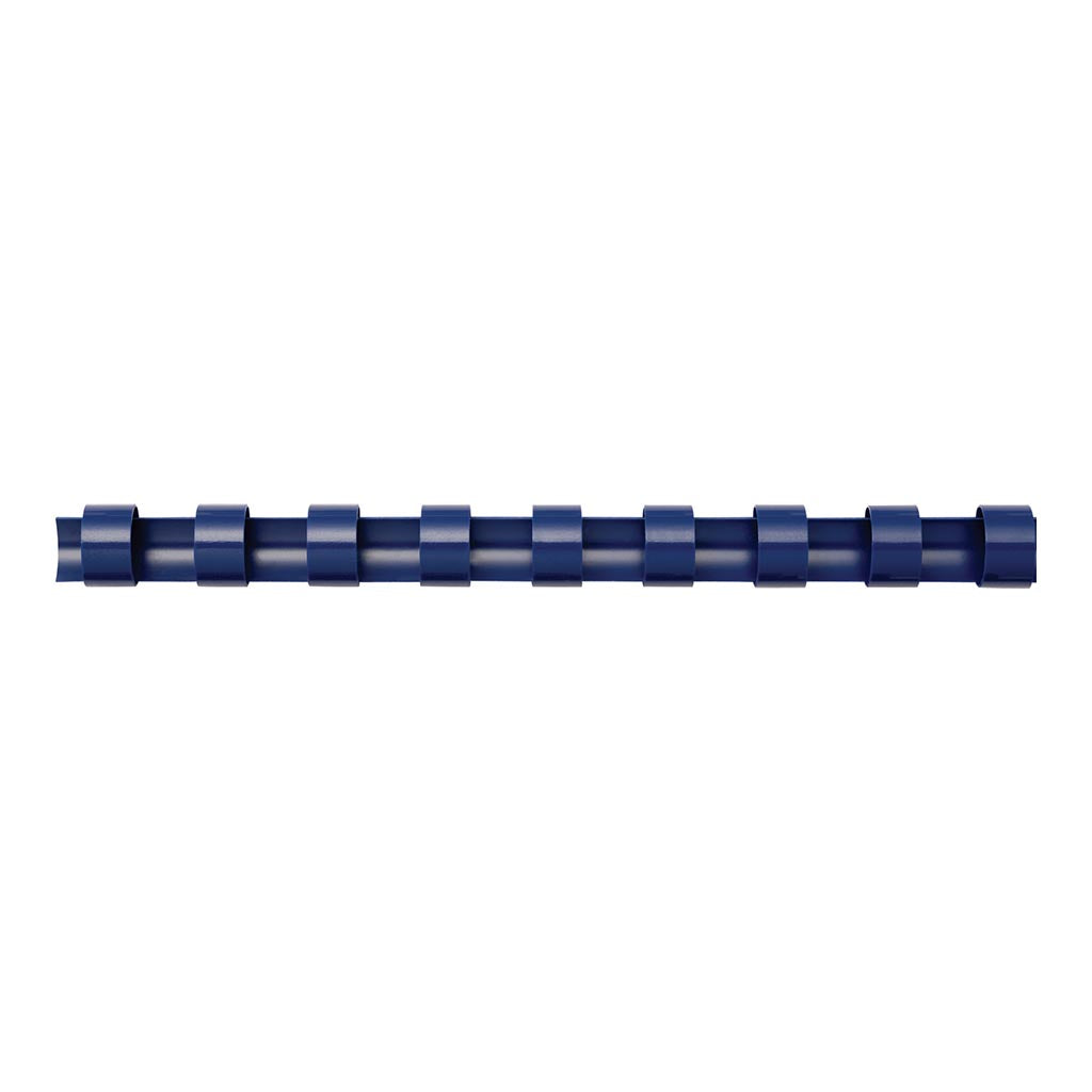 Fellowes Plastic Binding Coils 12mm Blue, Pack of 100 - Cafe Supply