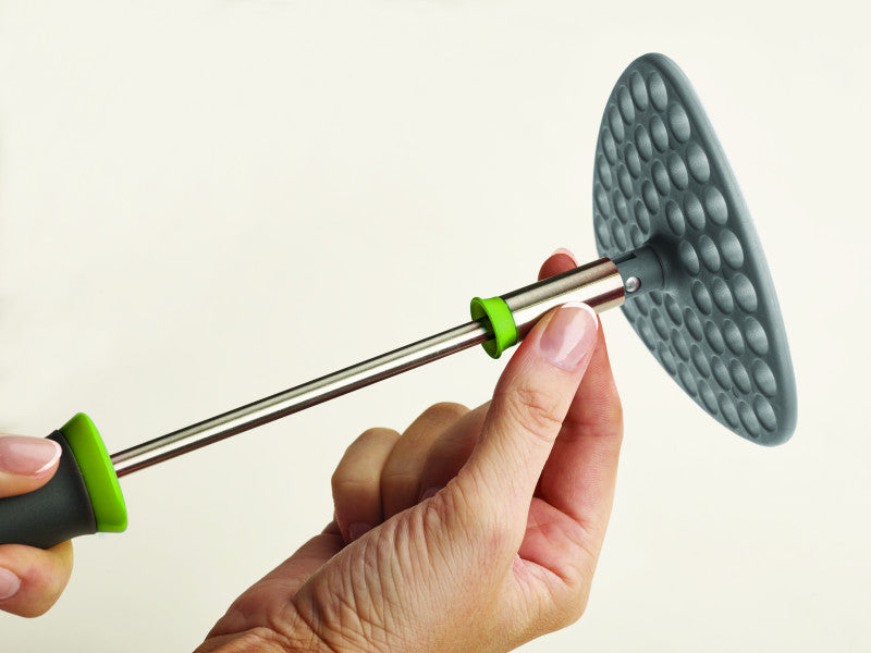 Joseph Joseph Delta Folding Masher - Grey / Green