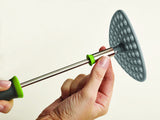 Joseph Joseph Delta Folding Masher - Grey / Green