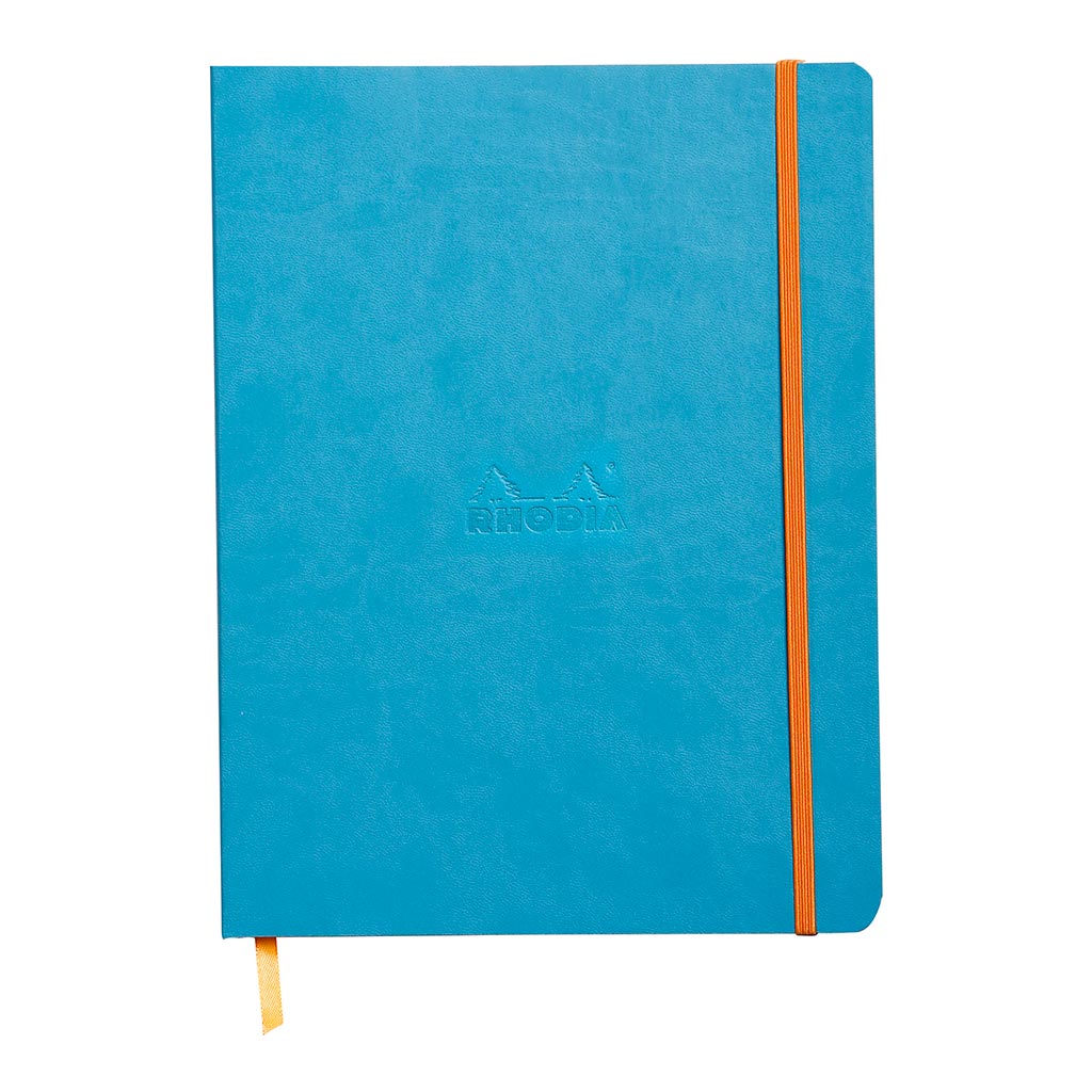 Rhodiarama Softcover Notebook B5 Dotted Turquoise - Cafe Supply