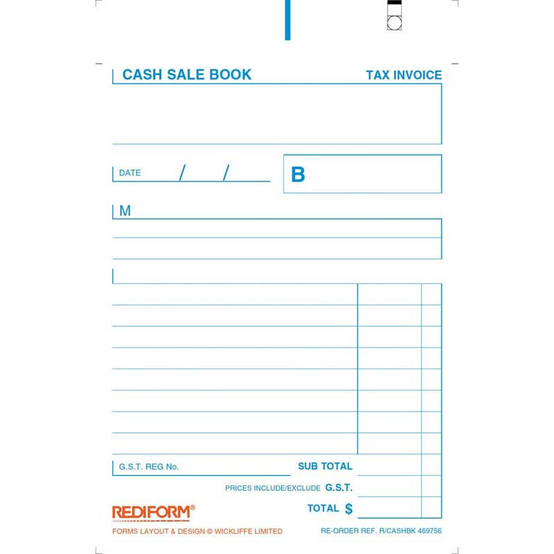 Rediform Book Cash Sale Duplicate 50 Leaf - Cafe Supply