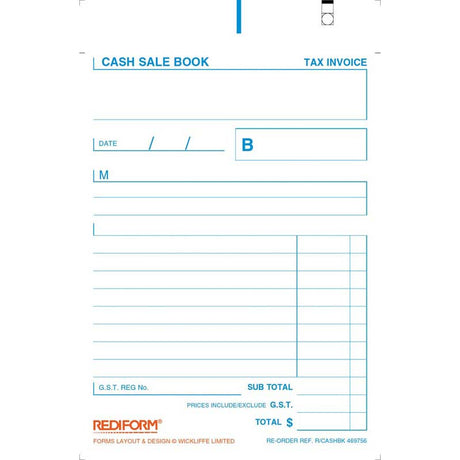 Rediform Book Cash Sale Duplicate 50 Leaf - Cafe Supply