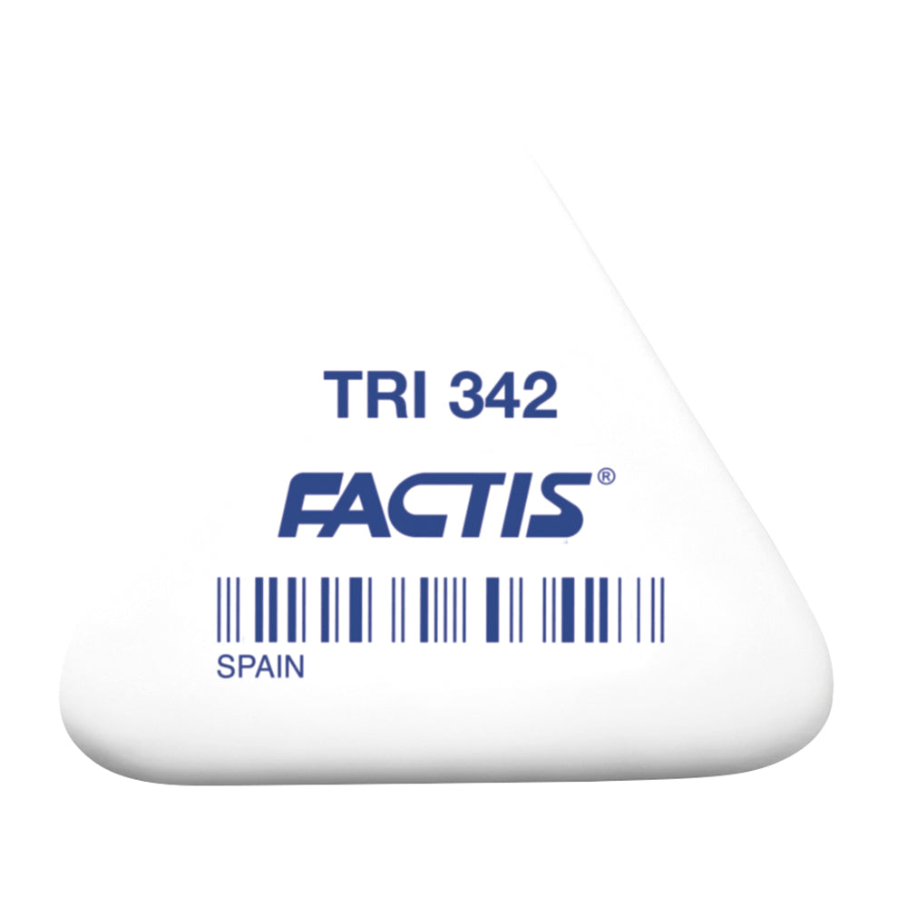 Factis Eraser TRI 342 Triangular Synthetic Rubber Assorted Colours - Cafe Supply