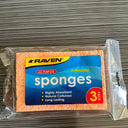 Raven All purpose antibacterial sponges 3 pack