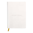 Flying Spirit Leather Journal A5 Lined White - Cafe Supply