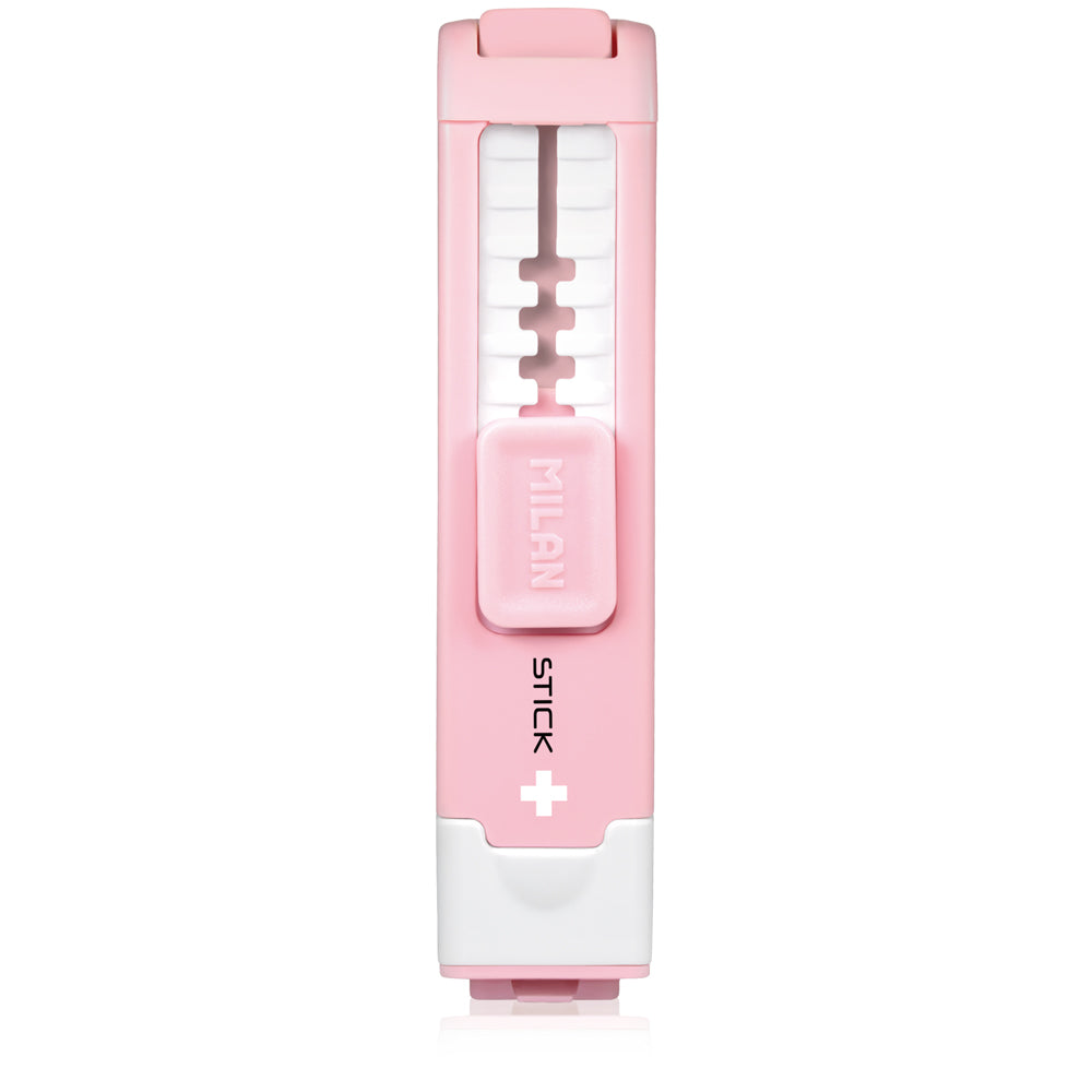 Milan Anti-Bacterial Stick Sharpener Eraser Pink - Cafe Supply